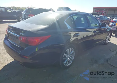 2015 Infiniti Q50 Premium from USA, damaged, VIN JN1BV7AR8FM415023